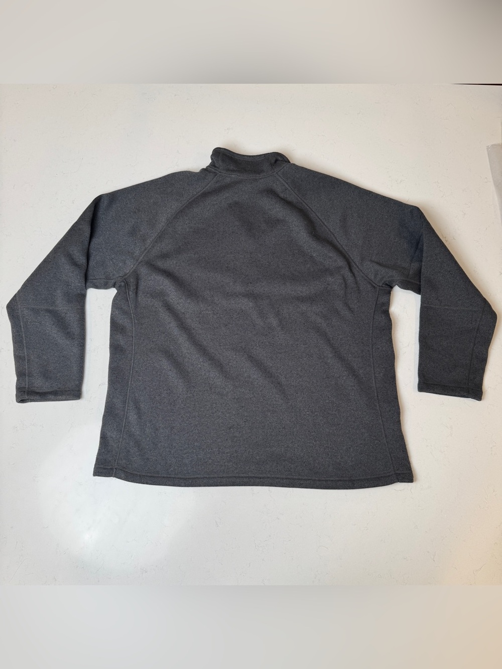 The North Face Men's Zip-Up Fleece Sweater - Charcoal Gray - Picture 5 of 7